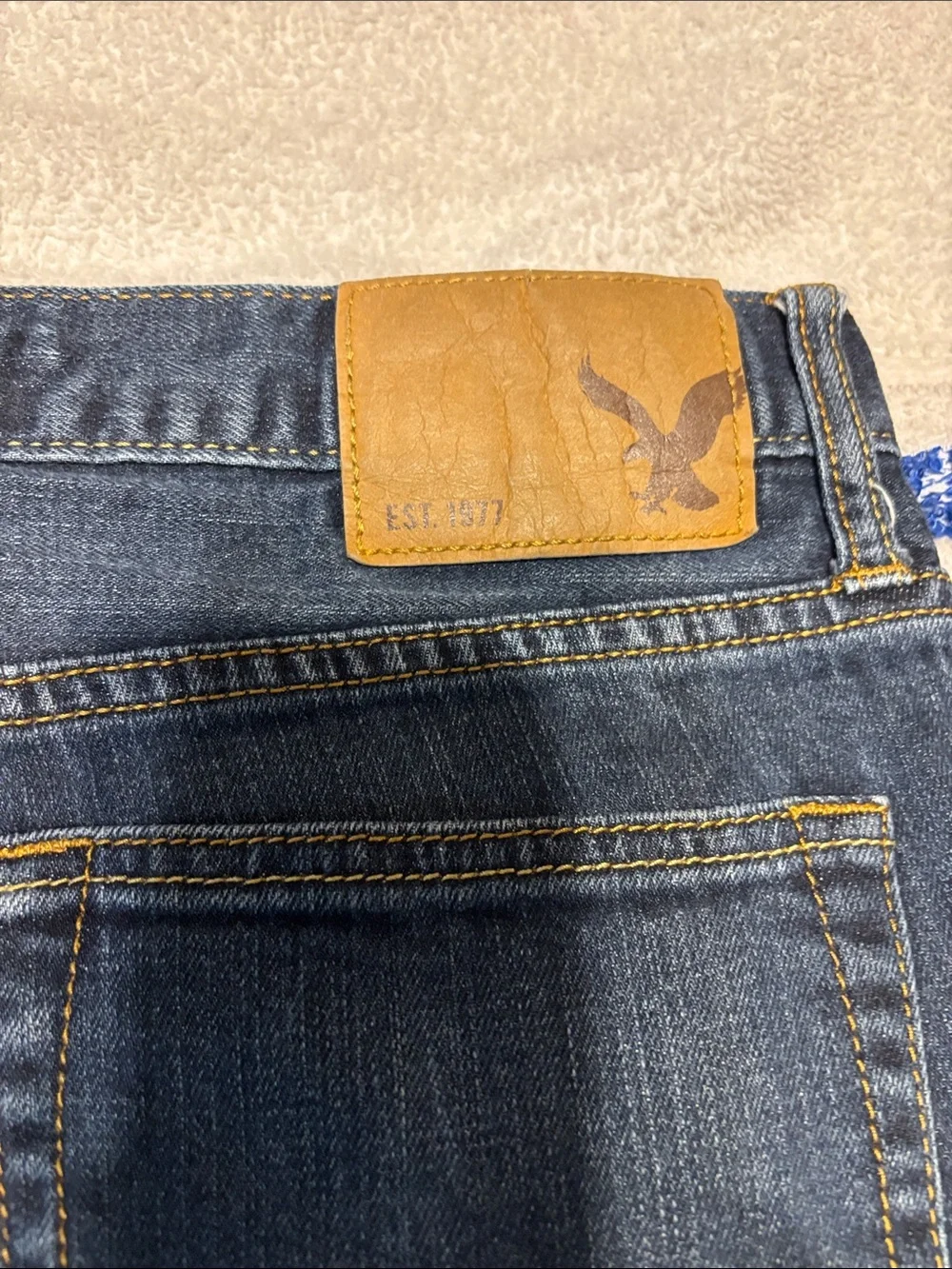 American Eagle Outfitters Men’s Jeans - Dark and Light Blue Washes - Picture 6 of 16